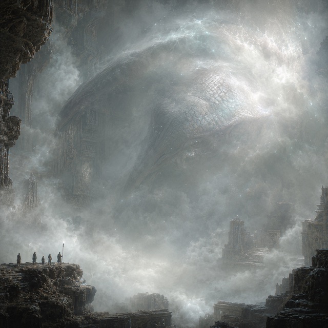 Leviathan of the Mists, creature from the Monstrous Bestiary
