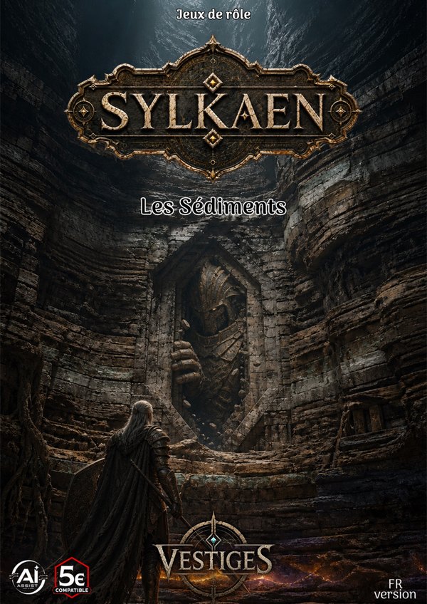 Les Sédiments, la descente sous Sylkaen (JdR Vestiges) : couverture