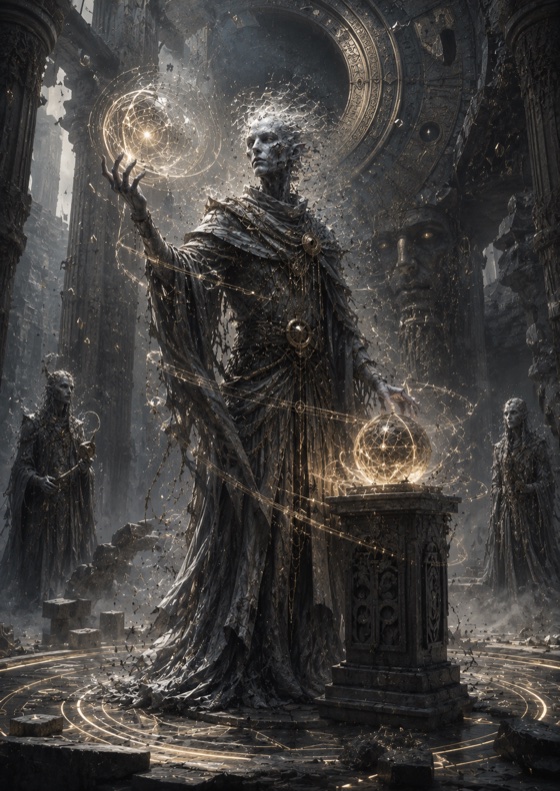 The Archaeomancer weaving the magic of the ruins
