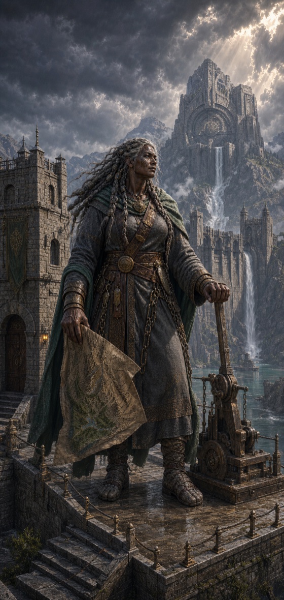 Colossus, playable people of the Vestiges TTRPG